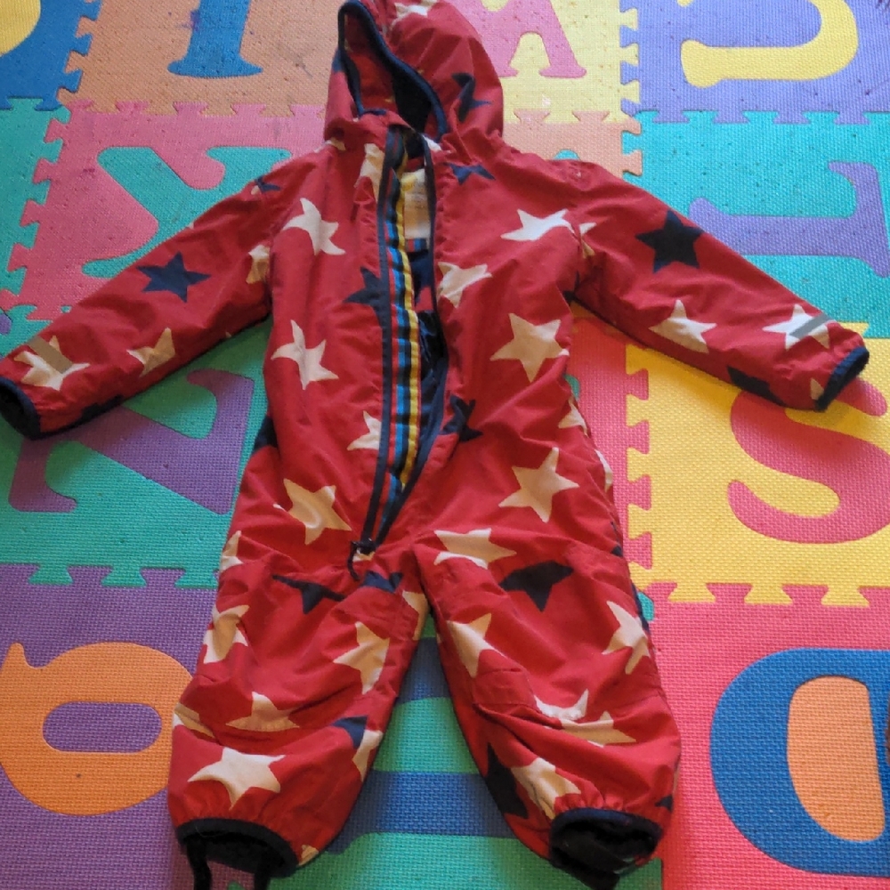 Mini Boden Red Star One Piece